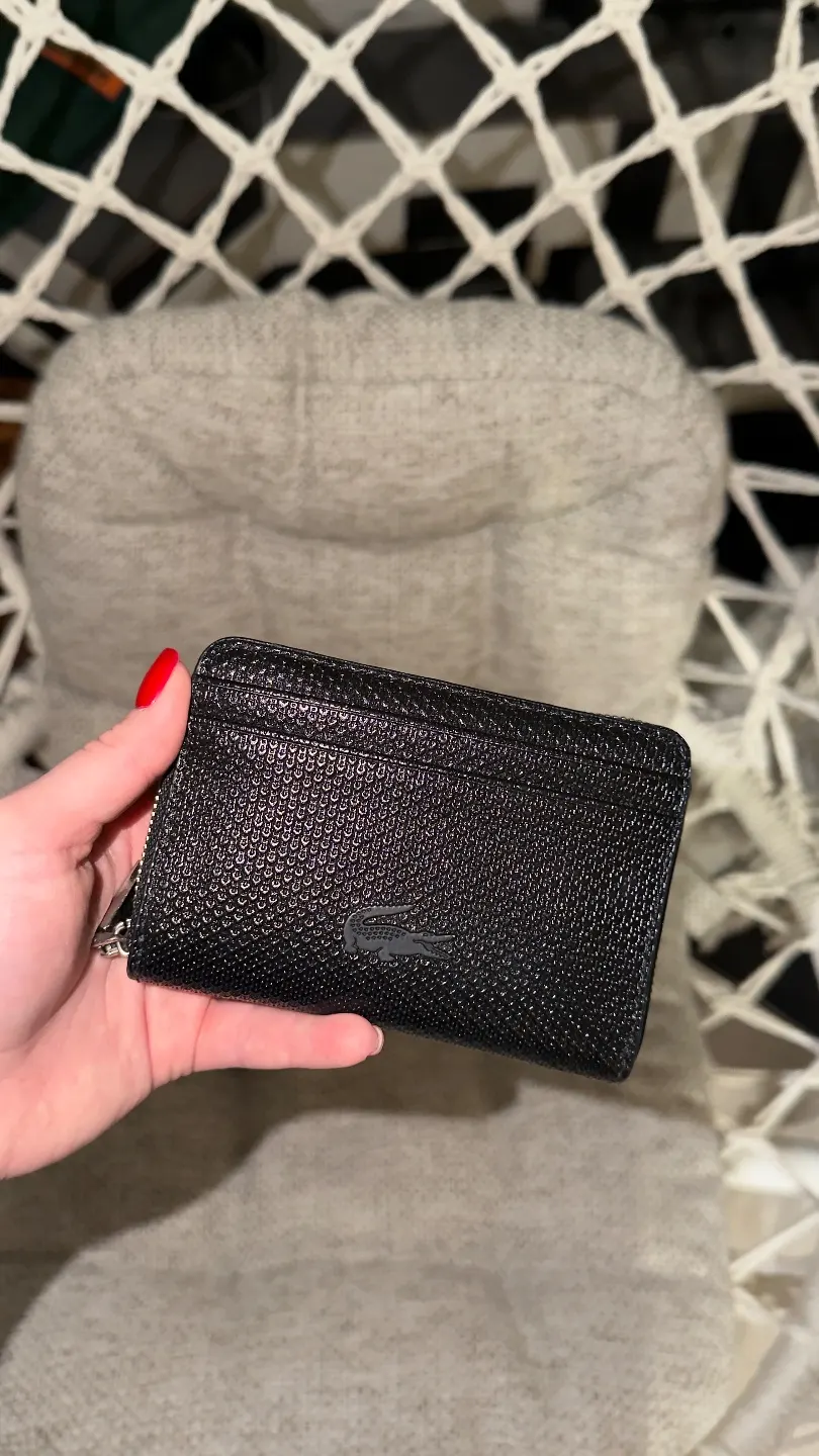 Гаманець - Lacoste Chantaco Leather Coin Purse - фото 2