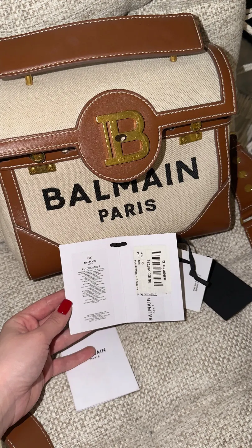 Сумка - Balmain B-Buzz 23 - фото 2