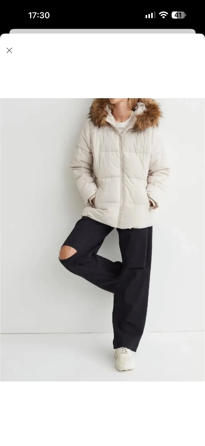 Жіноча демісезонна тепла куртка h&m