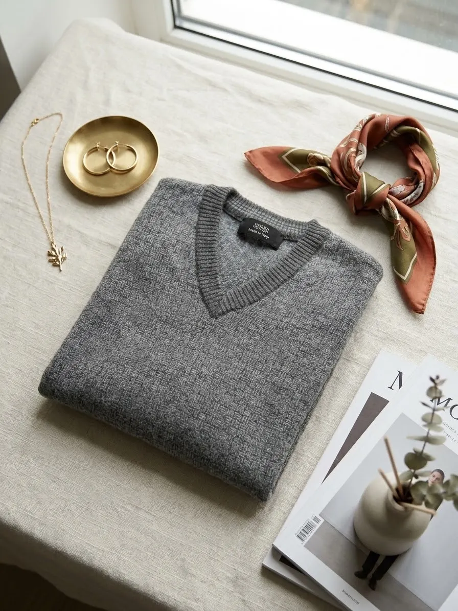 джемпер Marks & Spencer з мериносовоі вовни (італійська пряжа / Italian yarn) - фото 6