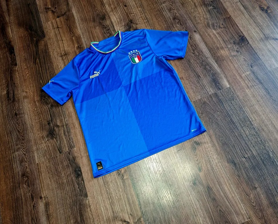 чоловіча унікальна футбольна футболка jersey збірної Італії Puma оригінал - фото 3