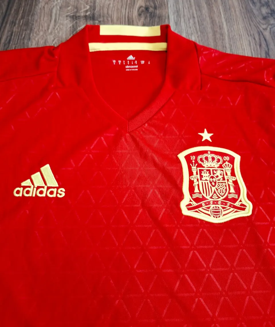 чоловіча унікальна футбольна jersey футболка збірної Іспанії Adidas оригінал - фото 9