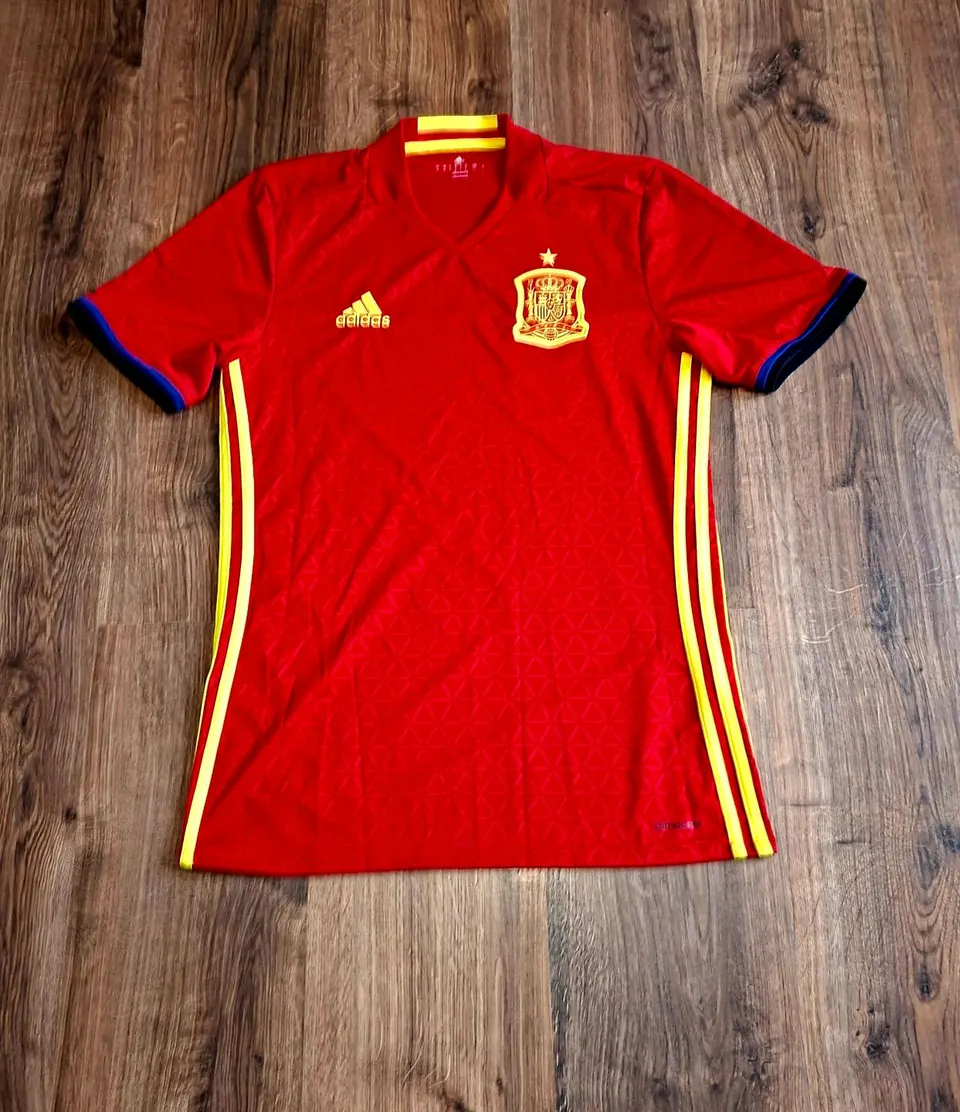 чоловіча унікальна футбольна jersey футболка збірної Іспанії Adidas оригінал