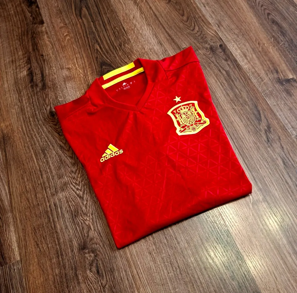 чоловіча унікальна футбольна jersey футболка збірної Іспанії Adidas оригінал - фото 7