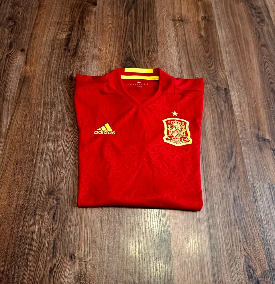 чоловіча унікальна футбольна jersey футболка збірної Іспанії Adidas оригінал - фото 6