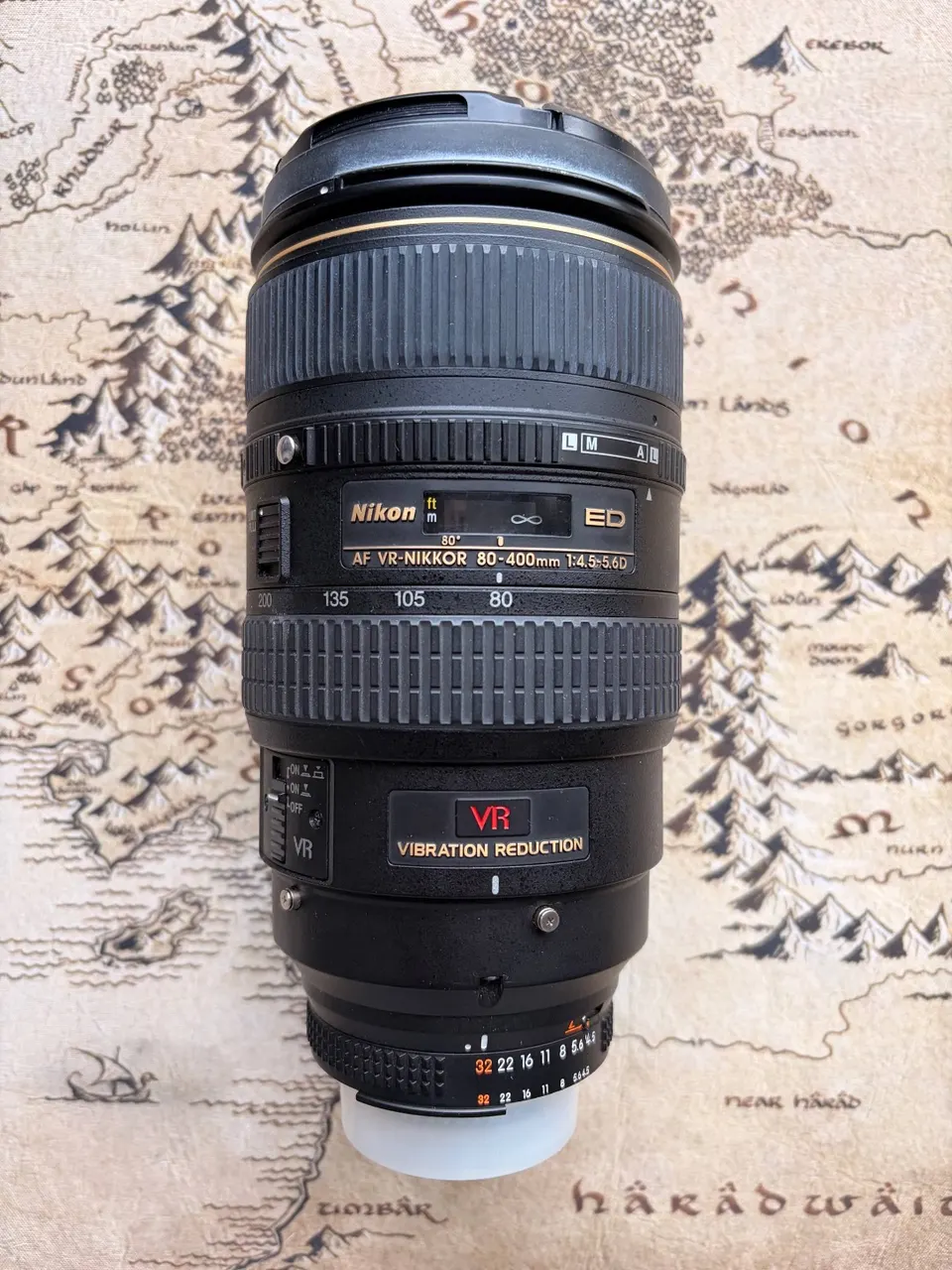 Телеобʼєктив Nikon AF VR-Nikkor 80-400mm f/4.5-5.6D ED VR — Nikon F
