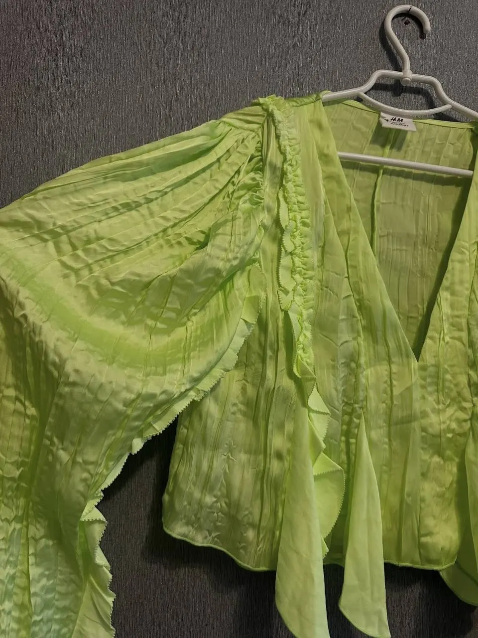 Блуза жіноча h&m studio collection салатова S - фото 4