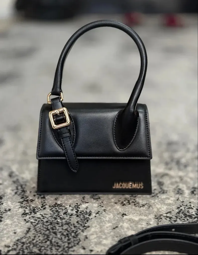 Жіноча сумочка JACQUEMUS чорна оригінал - фото 3