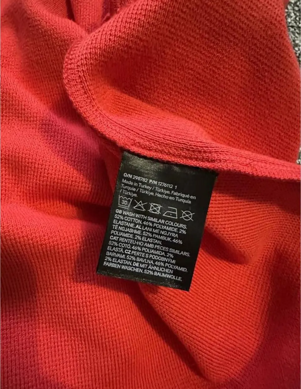 Топ жіночий H&M червоний на ґудзиках xxs - фото 4