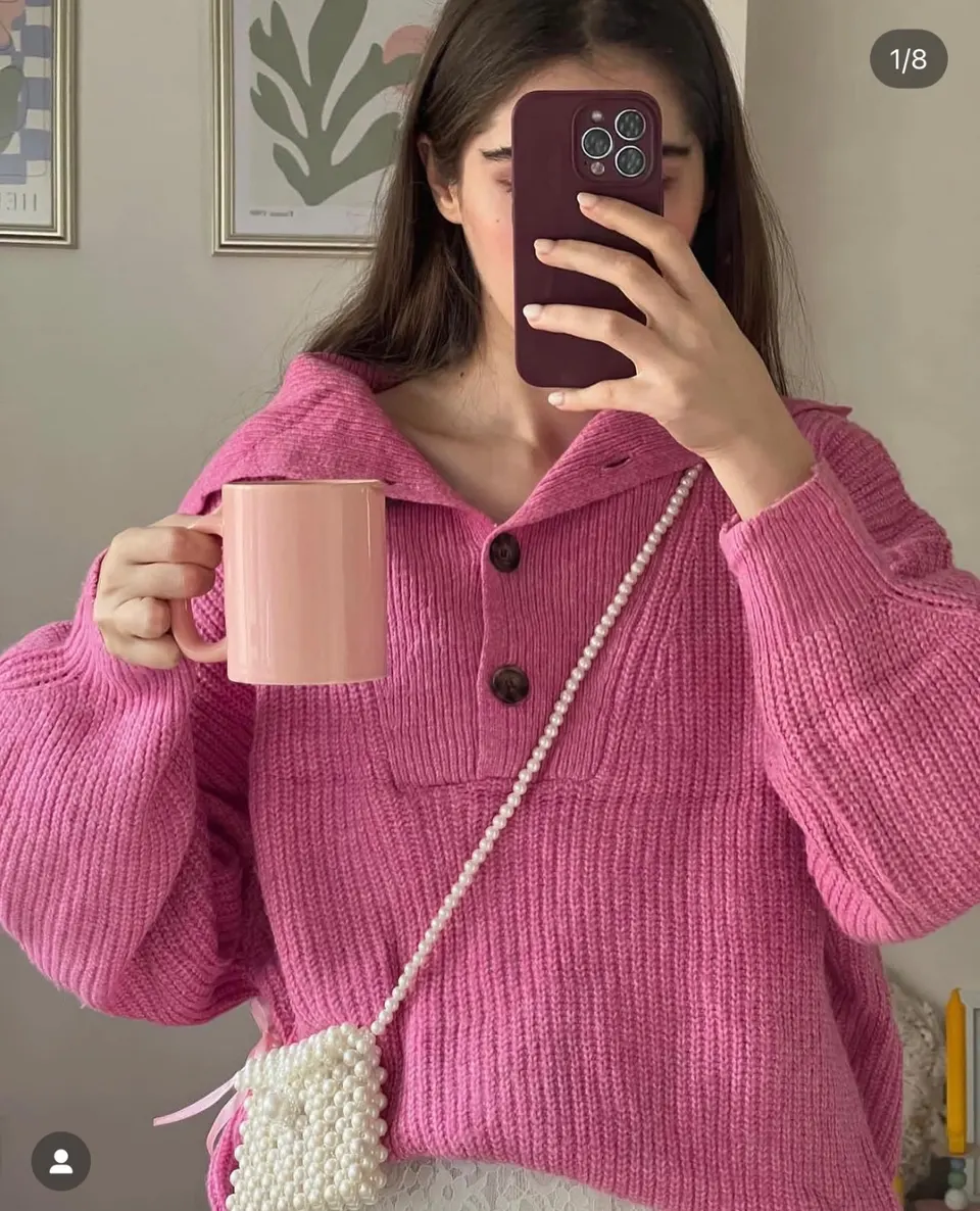Светр поло рожевий Primark — фото 4