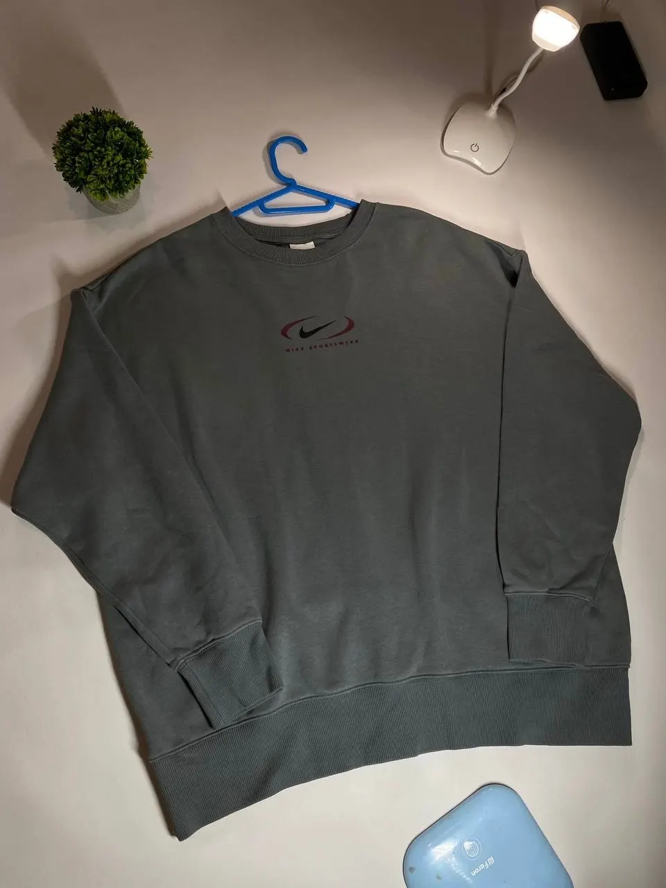 Дуже широкий і теплий  світшот Nike sportswear