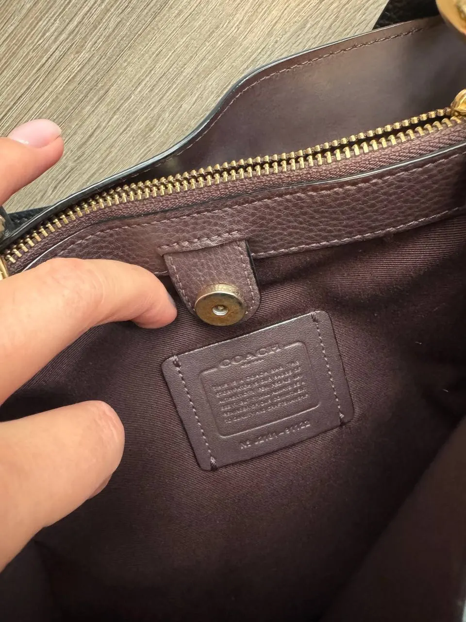Сумка Coach Mollie Bucket Bag Оригінал  Шкіра , стан 100/10 , - фото 5