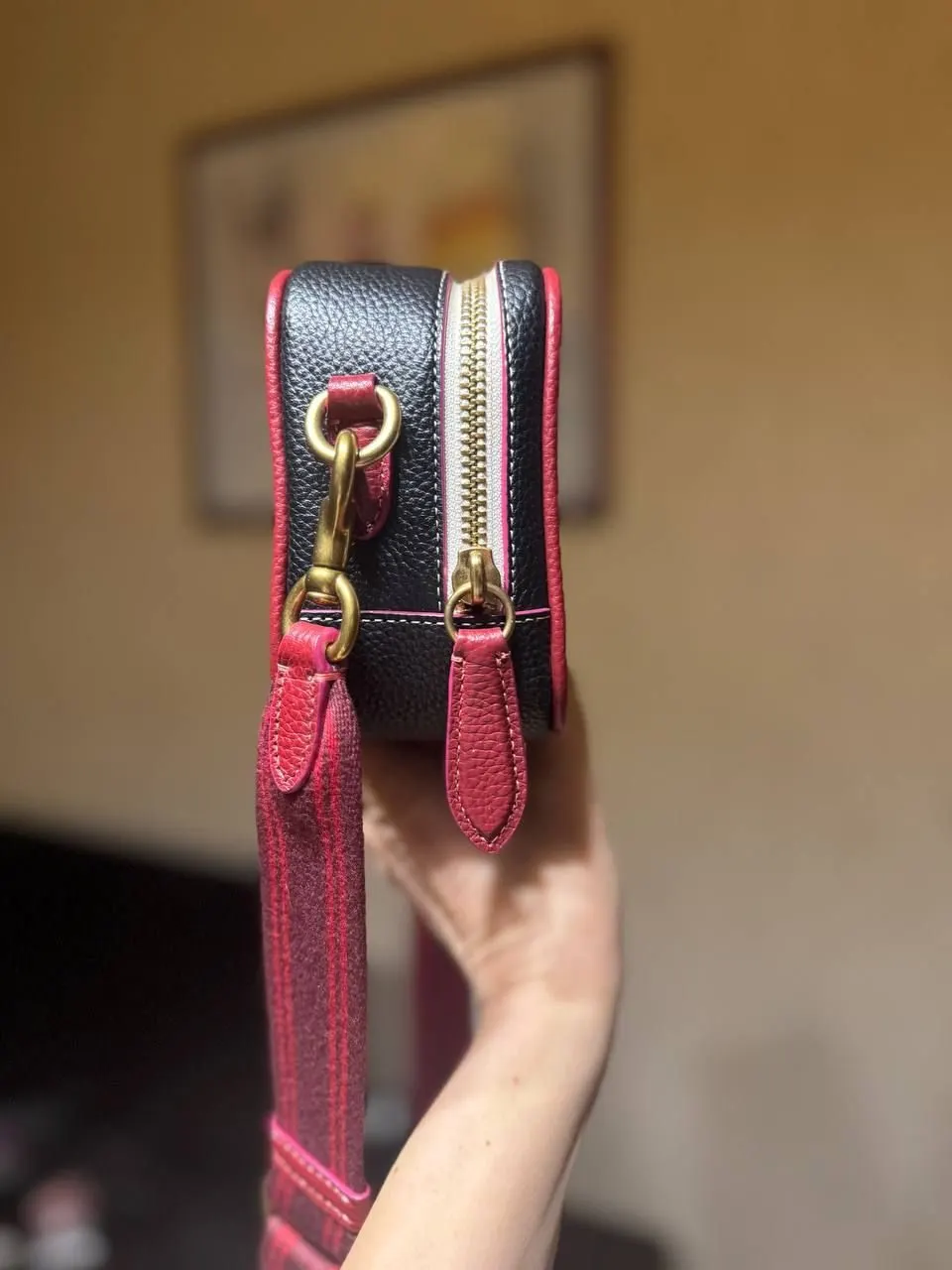 сумка Coach Leatherware Kia Camera Bag сумочка crossbody жіноча шкіряна канва - фото 7