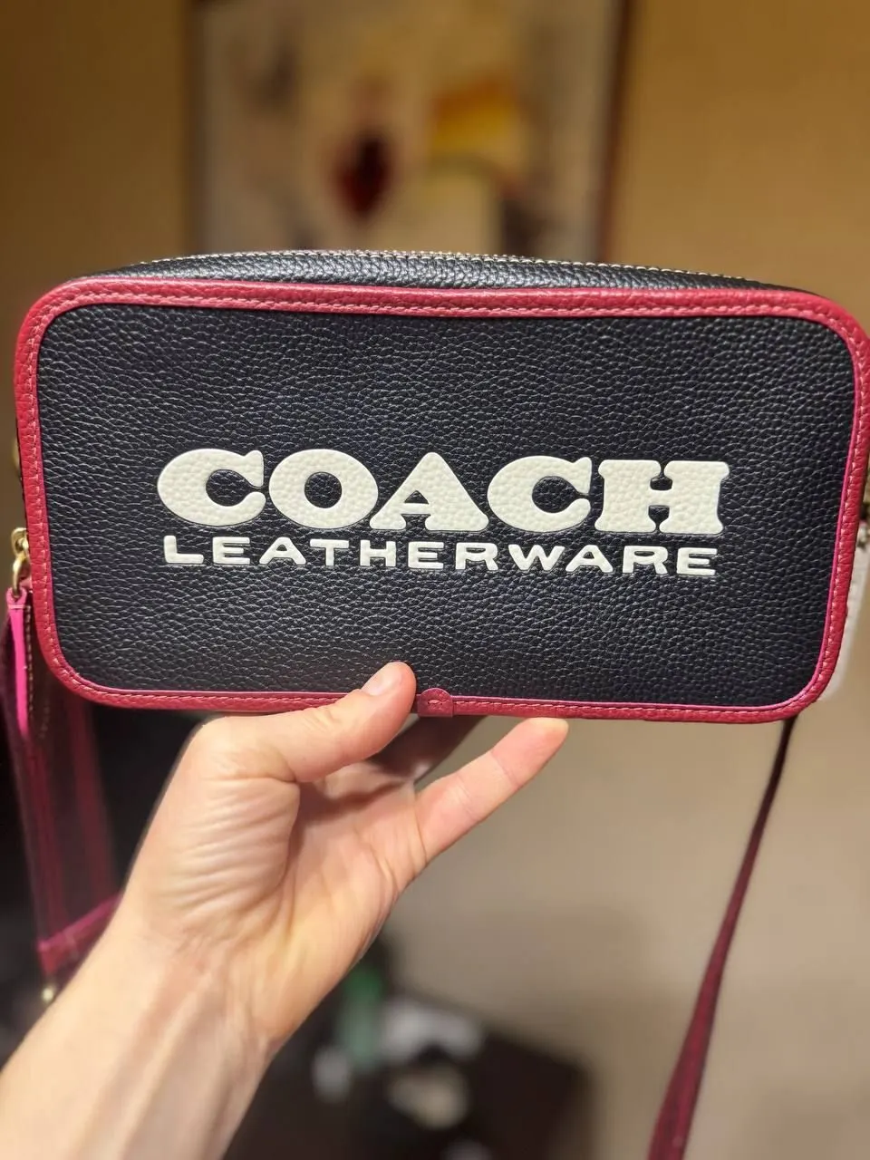 сумка Coach Leatherware Kia Camera Bag сумочка crossbody жіноча шкіряна канва - фото 2